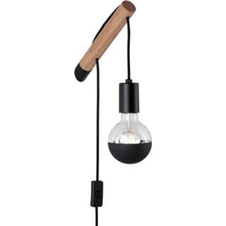 👉 Wand lamp metaal hout a++ licht Paulmann Kian wandlamp van en