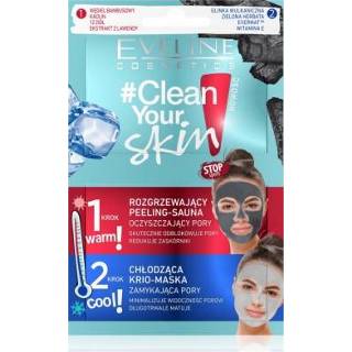Eveline Clean Your Skin Scrub & Krio Mask 2 x 5 ml 5901761998580