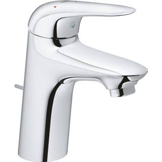 Wastafelkraan chroom Grohe Wave New M-size met Waste 4005176334849