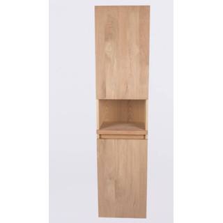 👉 Badkamerkast eiken eikenhout city Casajoy 40x30x168cm 8719304887089