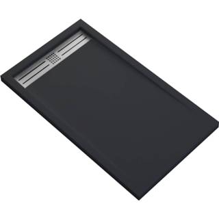 👉 Douchebak zwart Boss & Wessing Veroni Elite 120x80 cm Composietsteen Mat