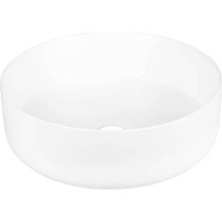 👉 Waskom wit keramiek rond zonder waste mira Differnz 36x12 cm 8712793564530