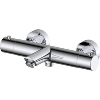 👉 Badmengkraan chroom Thermostatische Sanilux Peralta Opbouw Rond 8719304720218