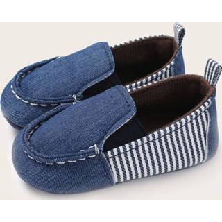 👉 Blauw baby's Gestreepte flats voor babyjongens