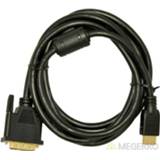 Kabel adapter zwart Akyga AK-AV-11 video 1,8 m HDMI Type A (Standaard) DVI-D 5901720133489