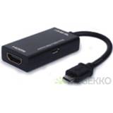 Zwart Savio CL-32 USB grafische adapter 5901986040095
