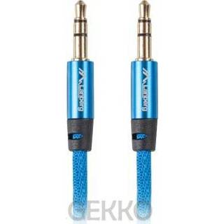 👉 Audiokabel blauw Lanberg CA-MJMJ-10CU-0010-BL audio kabel 1 m 3.5mm 5901969416268