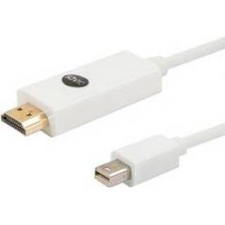 Kabel adapter wit Savio CL-84 video 3 m Mini DisplayPort HDMI 5901986041412