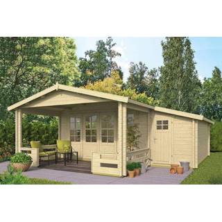 👉 Tuinhuisje Tuindeco | Tuinhuis Coventry met Zijluifel 150 cm 8715819077649