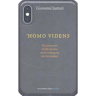 👉 Homo Videns. Een essay over de kijkende mens en ondergang van het denken, Sartori, Giovanni, Paperback 9789492161864