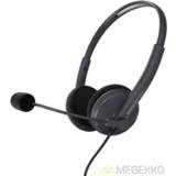 👉 Headset antraciet Energy Sistem Office 2 Hoofdband 3,5mm-connector 8432426452132