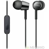 👉 Headset zwart Sony MDR-EX155AP In-ear 3,5mm-connector 4548736066465