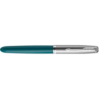 👉 Vulpen teal blauw Parker 51 fijn, Blue CT 3026981235061