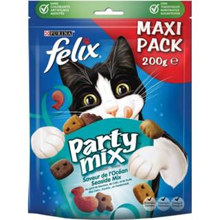 👉 Katten snack Felix Party Mix Seaside - Kattensnack Forel Zalm 200 gram 7613035939882