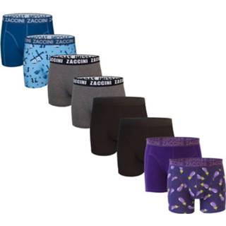 👉 Boxershort elastaan s|m|l|xl|xxl male multi Zaccini 8-pack boxershorts verrassingsdeal