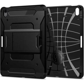 👉 Zwart extreem hoesje Apple iPad Air 4 2020 Spigen Tough Armor Tech 8809710759299