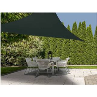 Schaduwdoek grijs polyester driehoek - 360x360x360 cm 8719987805943