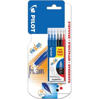 👉 Etui vulling Pilot voor Frixion Ball en clicker, van 6 stuks in geassorteerde kleuren 3131910501336