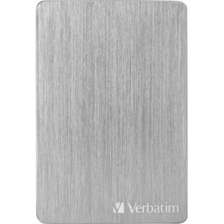 👉 Zilver Verbatim harde schijf 3.2 GEN1 Store 'n' Go ALU Slim, 2TB, Silver