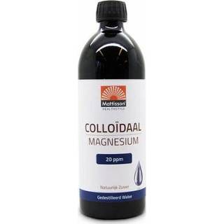 👉 Magnesium Mattisson Colloidaal 20 ppm 500ml 8720289190323