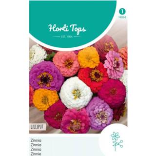 👉 Bloemzaad gemengde tinten Hortitops Bloemzaden - Zinnia 8711117486800