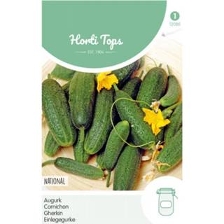 👉 Groene Hortitops Augurken Cucumis sativus National -Kleine Groene- - Augurk 2,5 gram 8711117208006