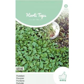 👉 Groene Hortitops Postelein Portulaca oleracea - Overige groenteplanten 10 gram 8711117249009