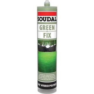 👉 Lijmkit donkergroen male Soudal hybride Green Fix 290ml 5411183139893