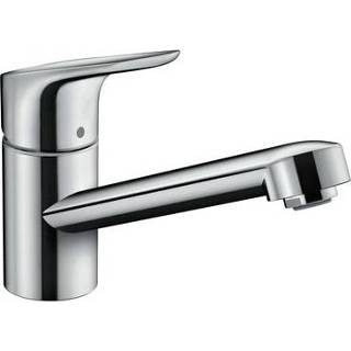 👉 Chroom male Hansgrohe keukenmengkraan Focus M43 100 4059625084892