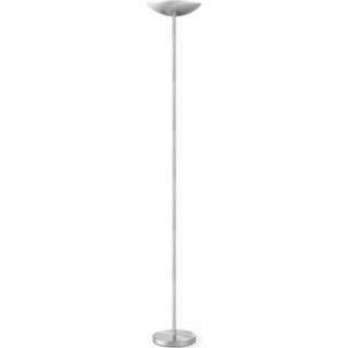 Light depot - vloerlamp Easy LED uplight - mat staal - Outlet