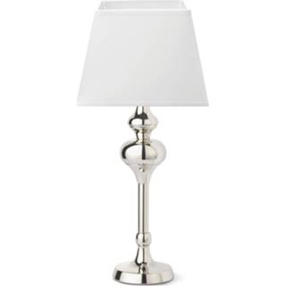 👉 Moderne tafellamp wit chroom metaal Home sweet Excluvo - 8718808339186