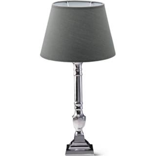 Moderne tafellamp metaal antraciet Home sweet - Veno 8718808323970