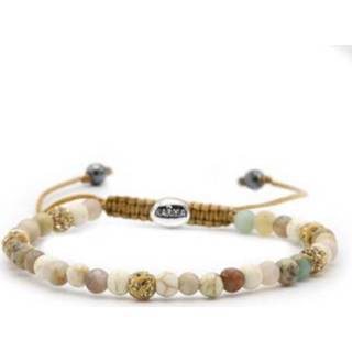 👉 Karma armband pastels groen goud kristal vrouwen nederlands Spiral Gold Crystal