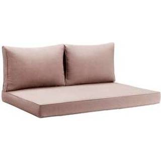 👉 Katoen taupe Le Sud palletkussenset Brest - 3-delig Leen Bakker 8714901768410