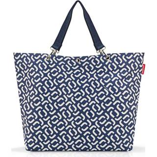 👉 Strandtas Signature Navy polyester XL shopper blauw Reisenthel / 4012013721298