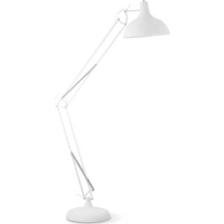 👉 Vloerlamp wit metaal Home sweet Job ↕ 180 cm - 8715582951344