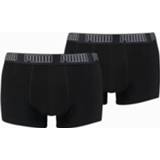 👉 Zwart elastiek s aucun male mode adult mannen Basic herenboxers 2-pak, Zwart, Maat | PUMA 8720245037679