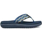 👉 Slippers unisex Kishi Dark Blue kinderen blauw Teva Voya Flip Slipper Kids 192410750559