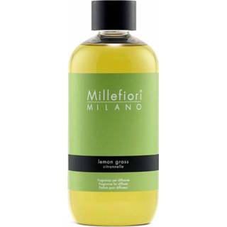 👉 Geurstokje Millefiori Milano Navulling voor geurstokjes 250ml Lemon Grass 8033275429100