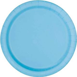 👉 Blauwe borden 18cm per 20