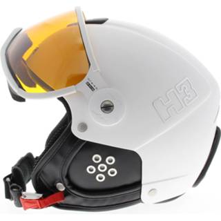 👉 Helm kant XS wintersport benodigdheden unisex wit HMR Helmets H3 basic 2013002749738