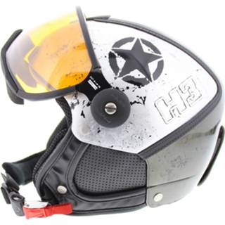 👉 Helm m wintersport benodigdheden unisex grijs HMR Helmets H3 decorated 2 2013003140565