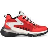 👉 Sneakers rood leer jongens jeugd Braqeez Gio Genna 421470-541 Rood-33 8719512205460