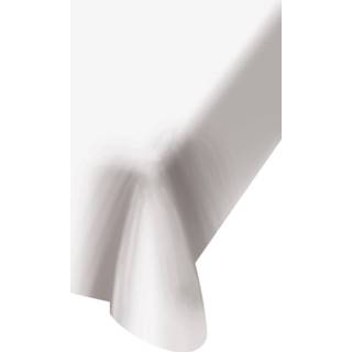 👉 Tafelkleed wit plastic 4x stuks van 130 x 180 cm
