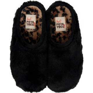 👉 Pantoffels zwart vrouwen mannen textiel Hot Potatoes Zarinsk 61075 Zwart-41 8434608888869 8434608888876