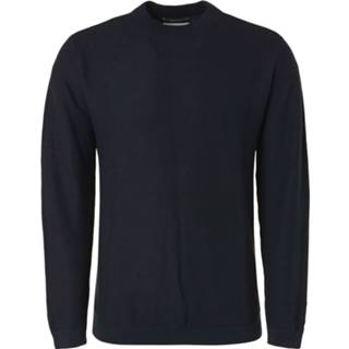 👉 Pullover l male blauw No Excess high crewneck plated night 8720151110404