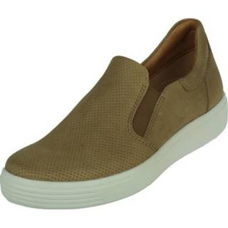 👉 Leder mannen camel smal verwisselbaar herenschoenen Ecco Soft 7 M Slip-on