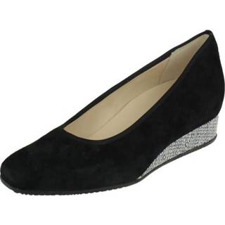 👉 Leder verwisselbaar damesschoenen zwart vrouwen Hassia Lees Cannes