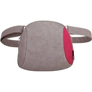 👉 Heuptas grijs Vegan Leather ritssluiting vrouwen zillah multicolor Noi Crossbody - Heuptasje Grey 8718164600029