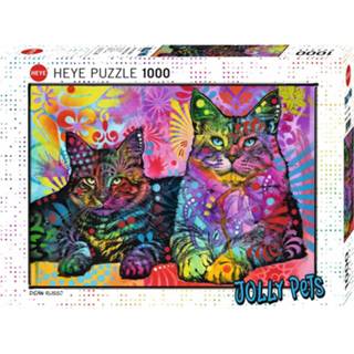 👉 Puzzel Dean Russo Devoted 2 Cats 1000 Stukjes 4001689298647